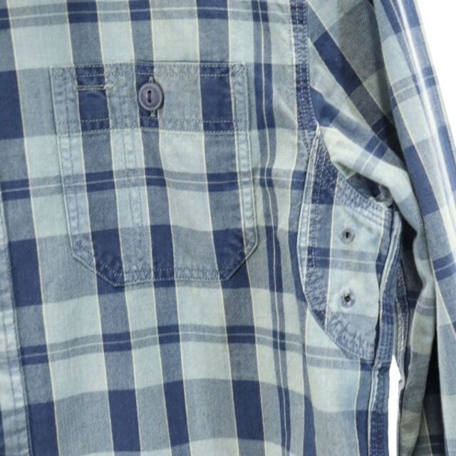 RRL - RRL 黒タグ 一ツ星 チェック 長袖 シャツ XS ダブルアールエル