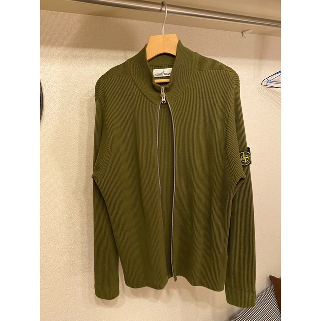 STONE ISLAND - stoneIsland ジップアップニットの通販 by Aladdin's ...