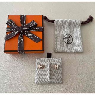 エルメス(Hermes)のHERMES ポップH ミニ　ピアス　正規品(ピアス)