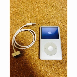 アップル(Apple)の【貴重！】iPod classic 第6世代最終モデル　シルバー160GB(ポータブルプレーヤー)