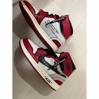 即発送　即納　NIKE off-white chicago スニーカー　AJ1