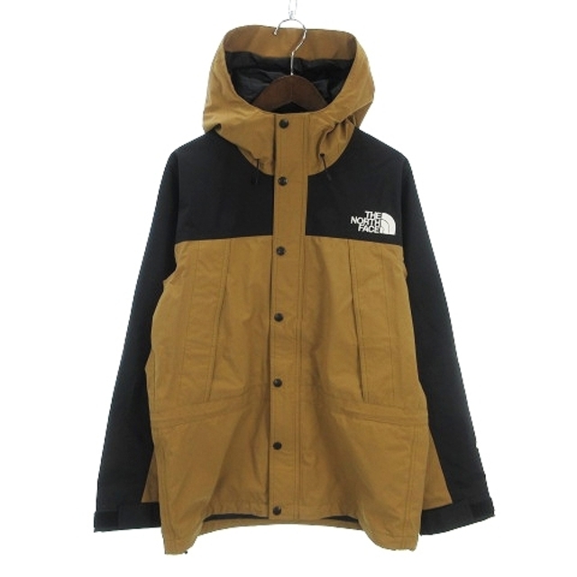 ザノースフェイス 美品 19年製 マウンテンライトジャケット フード 茶