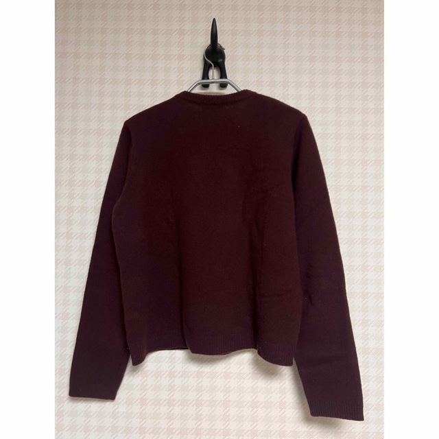 MARGARET HOWELL(マーガレットハウエル)のMHL バーガンディ色 セーター レディースのトップス(ニット/セーター)の商品写真