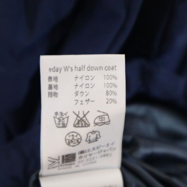 カリマー ダウンジャケット S ネイビー系 Karrimor ロゴ刺繍 レディース 【220113】 【PD】 9