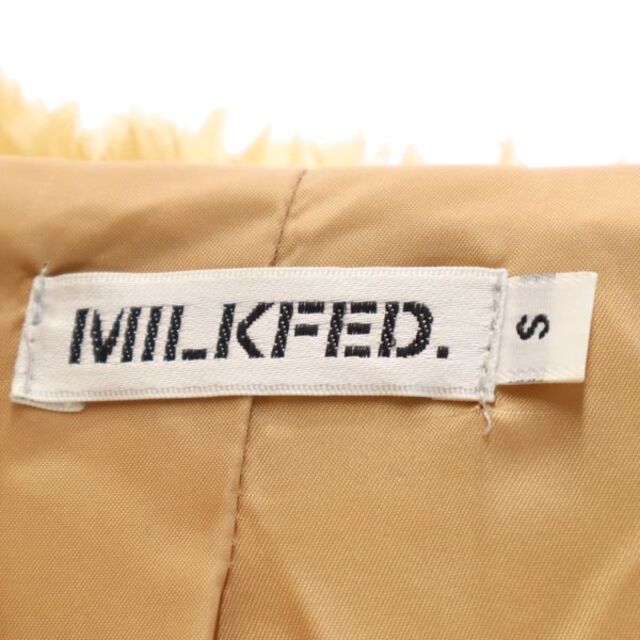 MILKFED.(ミルクフェド)のミルクフェド フェイクファー ジャケット S ベージュ系 MILKFED. レディース 【中古】  【220117】 【PD】 レディースのジャケット/アウター(ロングコート)の商品写真