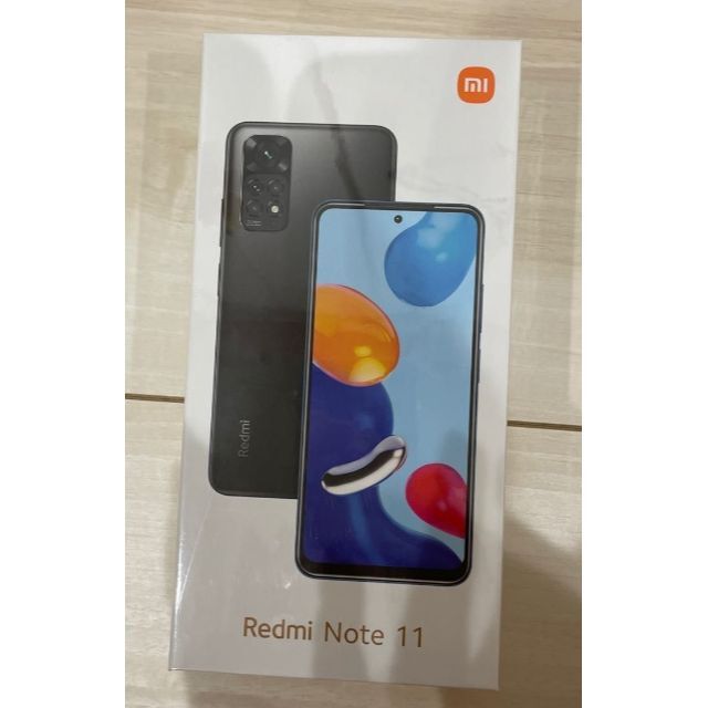 Redmi Note 11 新品未開封 Graphite Gray SIMフリー