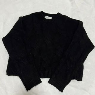 ザラキッズ(ZARA KIDS)の子供服 ZARA トップス ニット セーター ブラック(ニット)