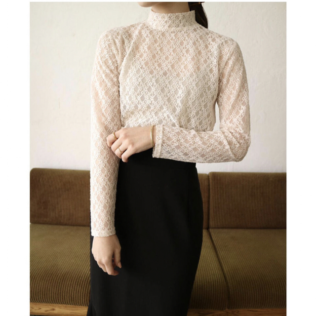 【acka】lace tops（ivory）