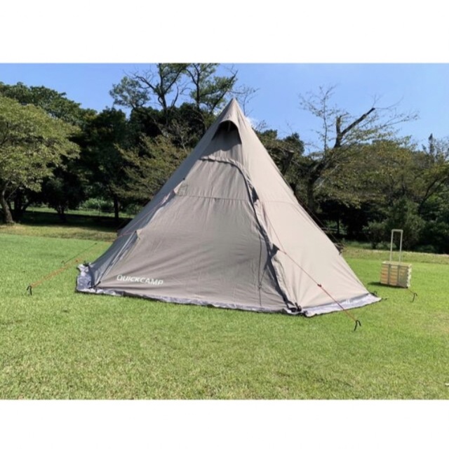 クイックキャンプ ワンポールテント 290cm高、インナー付 クイックキャンプ ワンポールテント 290cm高、インナー付