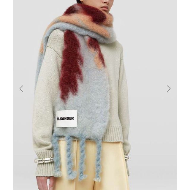 枚数限定! 【美品】JIL SANDERウールモヘア ロゴラベル モヘアウール製