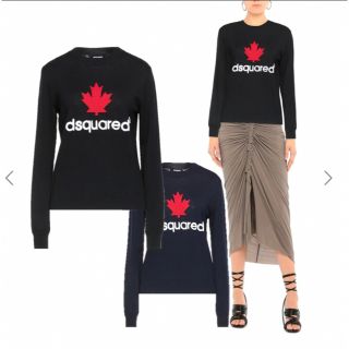 ディースクエアード(DSQUARED2)の美品　dsquared2 ニット　XS(ニット/セーター)