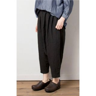 ネストローブ(nest Robe)のnest Robe リネンクロップドサルエルパンツ(サルエルパンツ)