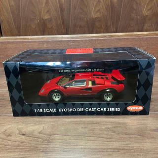 絶版未展示品 京商 1/18 ランボルギーニ カウンタック LP500S レッドの