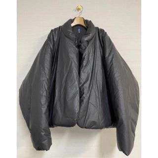 イージー(YEEZY（adidas）)のYEEZY GAP ラウンドジャケットKANYE WEST ブラック 黒 XL(ダウンジャケット)