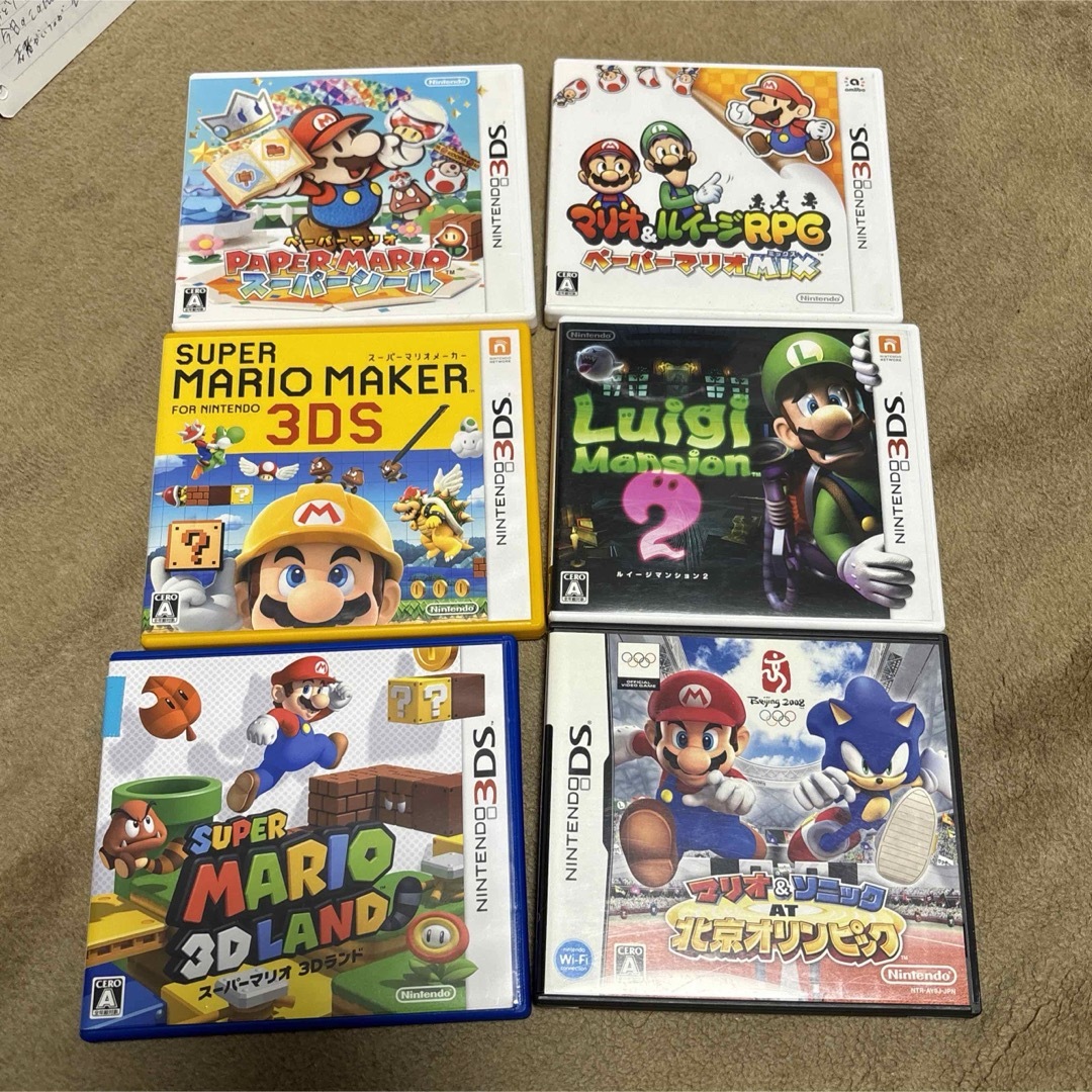 ニンテンドー 3ds ds ゲームソフト　6本セット