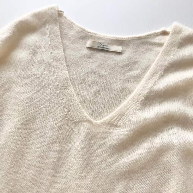美品♡Ungrid ピュアカシミヤVネックルーズニットプルオーバー