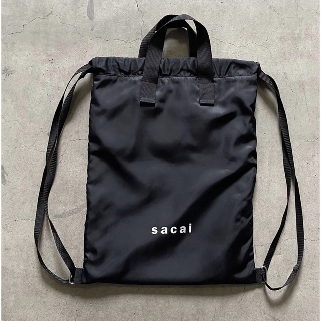 22ss sacai サカイ ナイロン 3wayバッグ リバーシブル ペイズリー