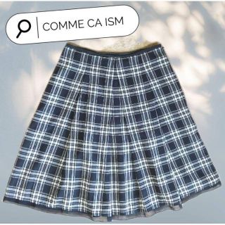 コムサイズム(COMME CA ISM)のコムサイズム チェック スカート(ひざ丈スカート)