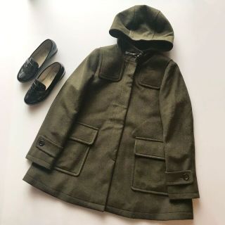 ユナイテッドアローズグリーンレーベルリラクシング(UNITED ARROWS green label relaxing)のほぼ新品♡green label relaxingビーバーウールフーデッドコート(ロングコート)