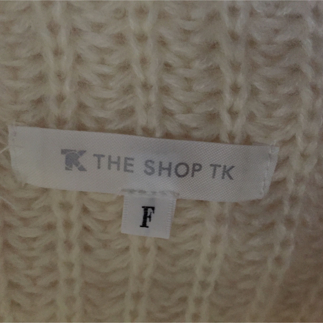 THE SHOP TK(ザショップティーケー)の[未使用]バイカラーハイネックニット レディースのトップス(ニット/セーター)の商品写真