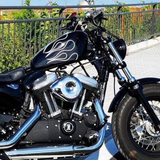 Harley Davidson - ハーレー タンクカバー サイモンカスタム製の通販