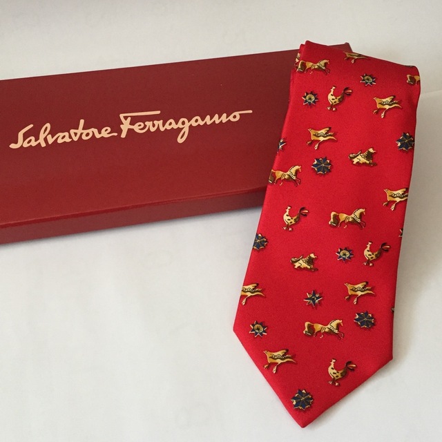 Salvatore Ferragamo フェラガモ ネクタイ 新品