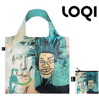 〈新品未使用〉LOQI ローキー 大容量 コンパクト エコバッグ バスキア(エコバッグ)