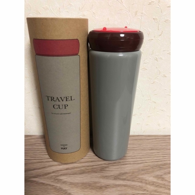 ×保温機能フタ色違い HAY TRAVEL CUP 0.5L グレー