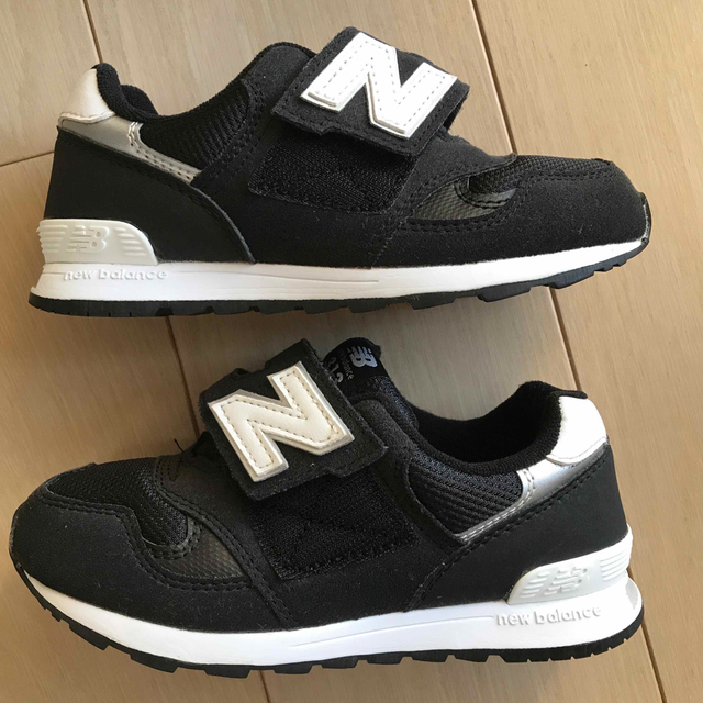 New Balance(ニューバランス)の ニューバランス　キッズ　313BW　ブラック　ホワイト　18.5センチ キッズ/ベビー/マタニティのキッズ靴/シューズ(15cm~)(スニーカー)の商品写真