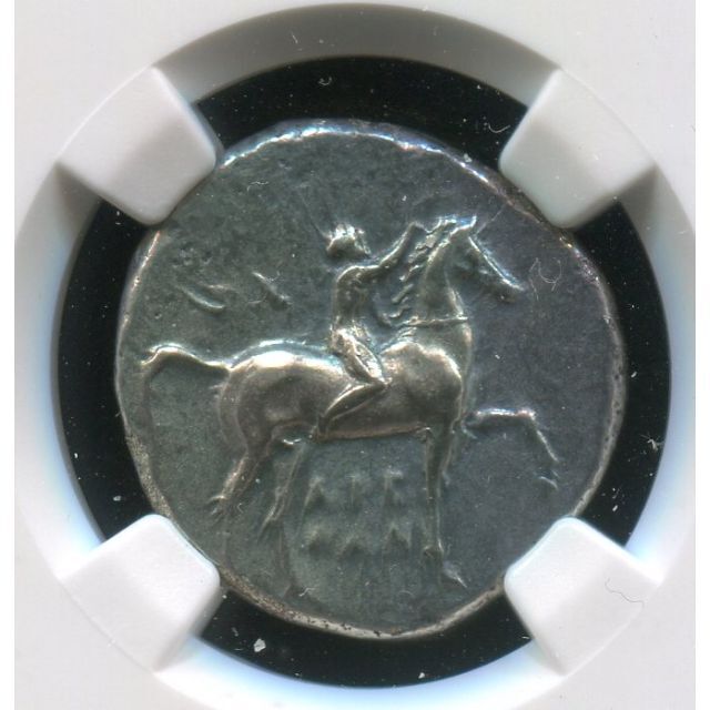 高級素材使用ブランド 古代ギリシャ カラブリア タラス ディドラクマ