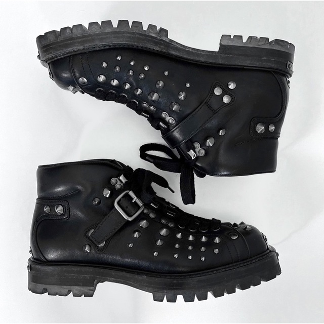 全日本送料無料 - PRADA Prada Boots Hiking Leather Studded ブーツ 全日本送料無料 - PRADA Prada Boots Hiking Leather Studded ブーツ