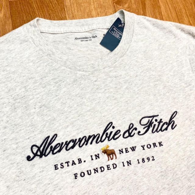 Abercrombie \u0026 Fitch アバクロ  ロゴ  半袖  Tシャツ