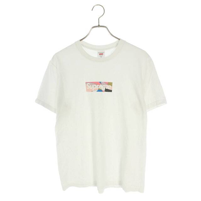 シュプリーム ×エミリオプッチ EMILIO PUCCI 21SS Pucci Box Logo Tee プッチボックスロゴTシャツ メンズ M