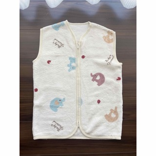 【超美品】赤ちゃんの城 現行品 スリーパー 毛布 ベスト チョッキ 百貨店 定番(毛布)