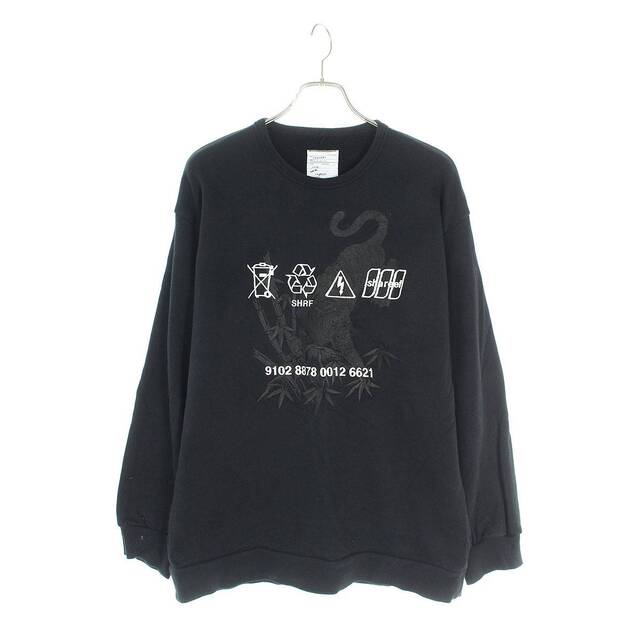 シャリーフ 20AW 虎emb. BIG SWEAT エンブロイダリースウェット メンズ 1