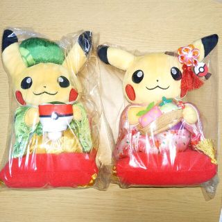 ポケモン　京都　お茶会ごっこ　ピカチュウ　ぬいぐるみ(ぬいぐるみ)