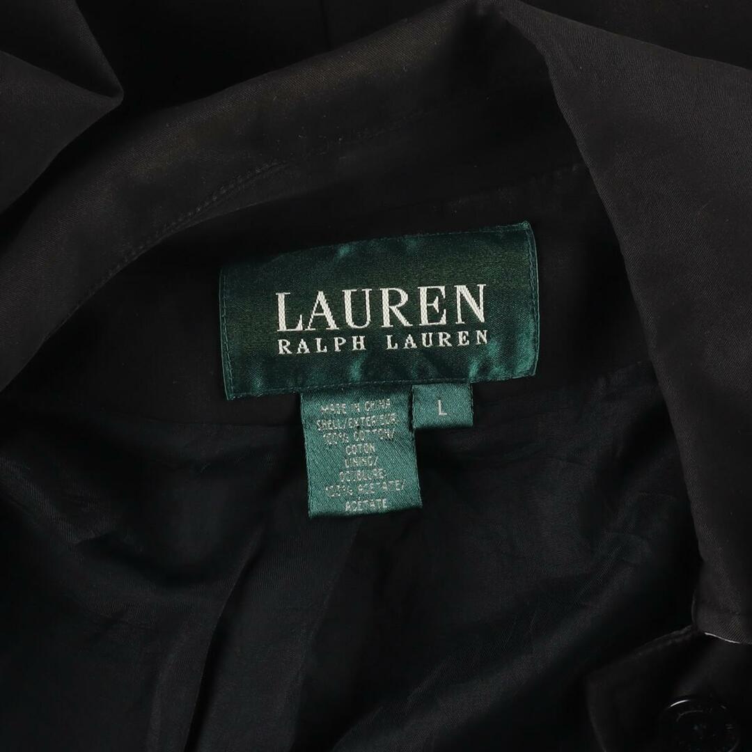 Ralph Lauren(ラルフローレン)の古着 ラルフローレン Ralph Lauren LAUREN ローレン ステンカラーコート バルマカーンコート 中国製 レディースL /eaa298881 レディースのジャケット/アウター(その他)の商品写真