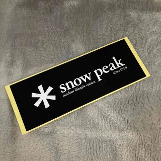 スノーピーク(Snow Peak)の【snow peak】ステッカー　非売品(その他)