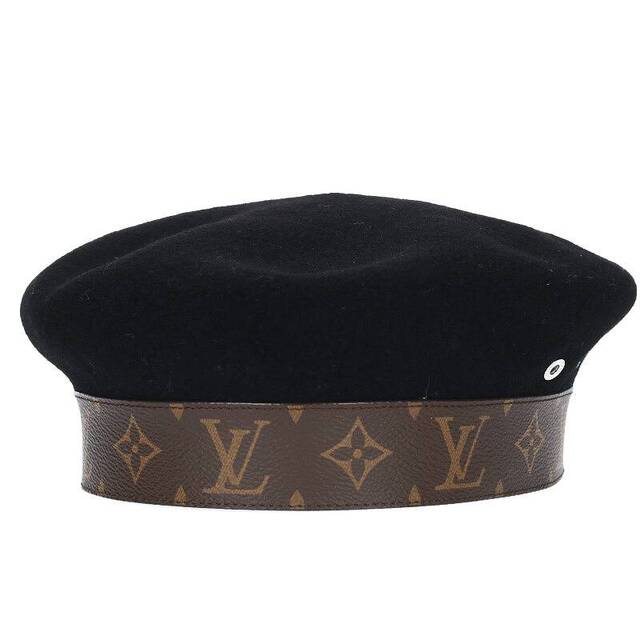 ルイヴィトン BERET FOR GENTLEMEN LH0137 モノグラムパイピングベレー帽 メンズ | フリマアプリ ラクマ