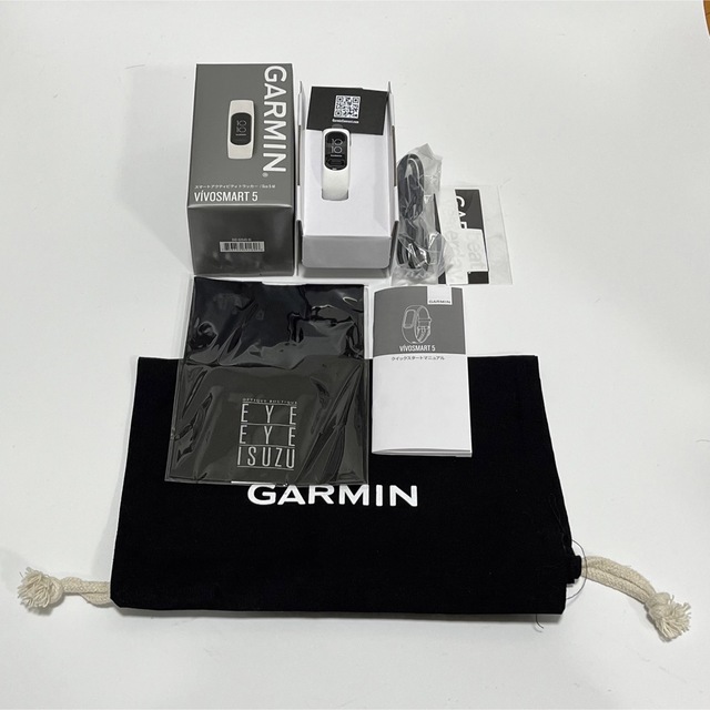 GARMIN(ガーミン)の新品 Garmin vivosmart5 サイズS-M ホワイト レディースのファッション小物(腕時計)の商品写真