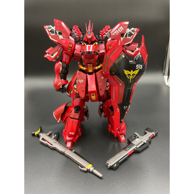 BANDAI(バンダイ)の【完全塗装済み・ジャンク品扱い】MG サザビーver.ka エンタメ/ホビーのおもちゃ/ぬいぐるみ(模型/プラモデル)の商品写真