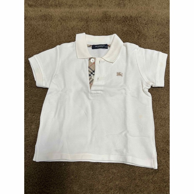 BURBERRY(バーバリー)のバーバリー　ポロシャツ　90cm キッズ/ベビー/マタニティのキッズ服男の子用(90cm~)(Tシャツ/カットソー)の商品写真