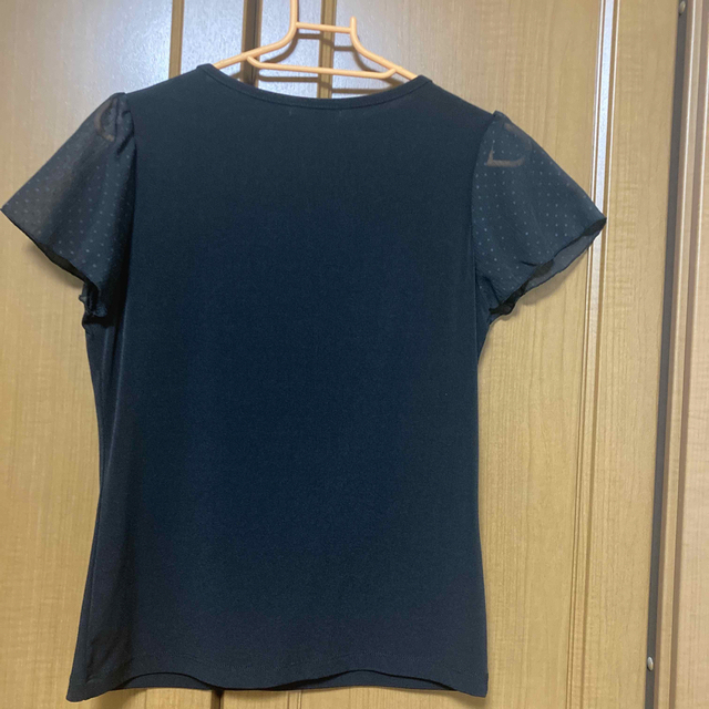 フリル付き半袖ブラウス レディースのトップス(シャツ/ブラウス(半袖/袖なし))の商品写真