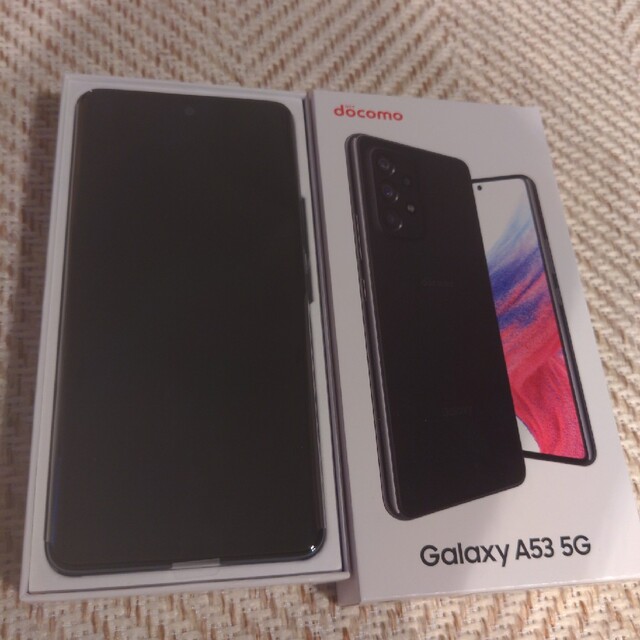 ギャラクシーSAMSUNG Galaxy A53 5G SC-53C オーサムブラック