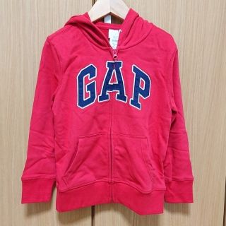 ギャップキッズ(GAP Kids)のキッズ ジップアップ パーカー GAP  120  赤 新品(パーカー)