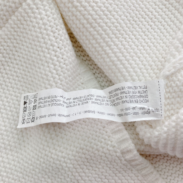 ZARA KIDS(ザラキッズ)のZARA KIDS ザラキッズ　セーター　150 ホワイト キッズ/ベビー/マタニティのキッズ服女の子用(90cm~)(ニット)の商品写真