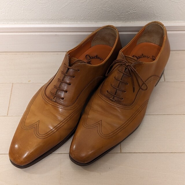 サントーニ ビジネスシューズ ウイングチップ ブラウン Santoni