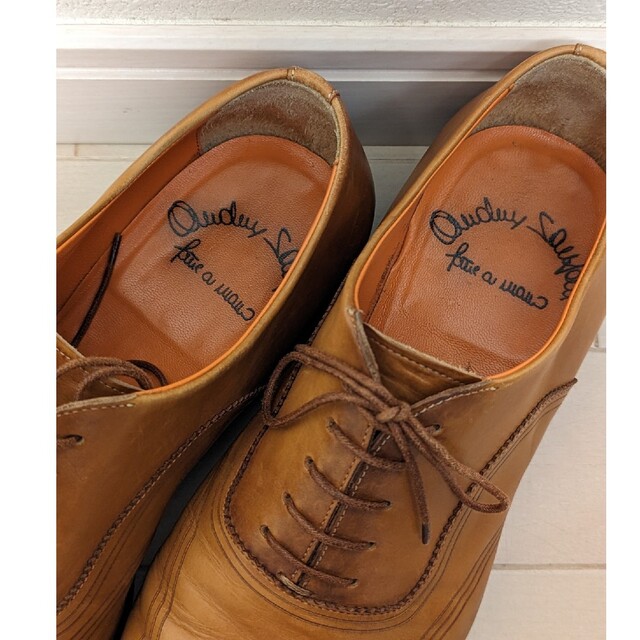 サントーニ ビジネスシューズ ウイングチップ ブラウン Santoni