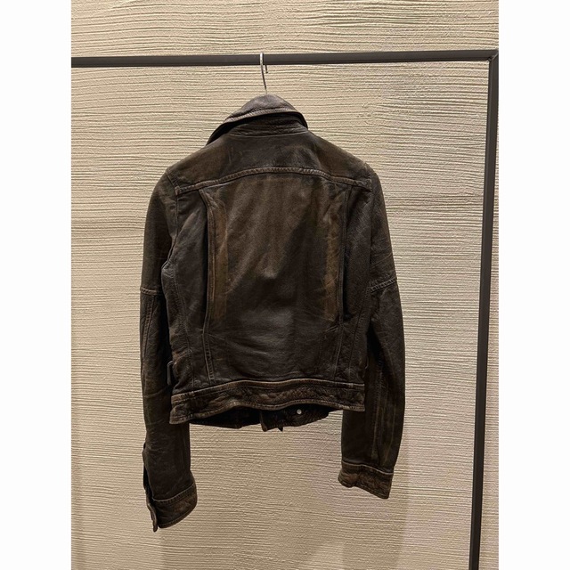 hyde着用 DSQUARED2 ディースクエアード レザーライダースジャケット