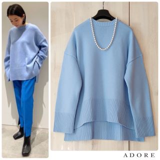 ◆幻◆ 希少美品 定価3.8万円 ADORE VERY掲載　ざっくり編ニット